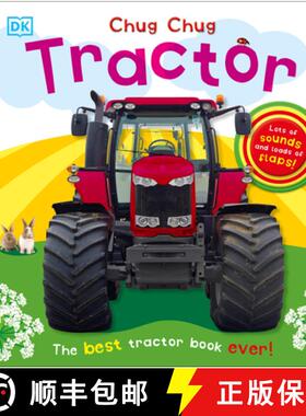 【3-4周达】Chug, Chug Tractor: Lots of Sounds and Loads of Flaps! [9781465414267]