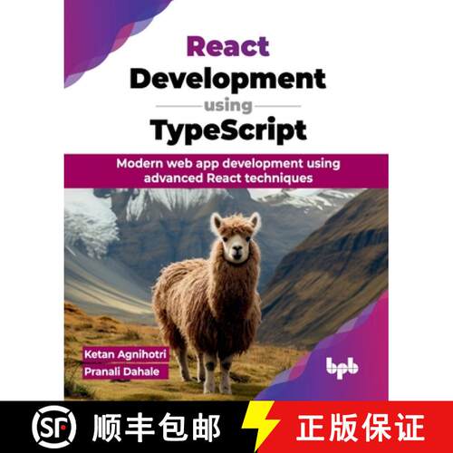 【3-4周达】React Development using TypeScript: Modern web app development using advanced React techni... [9789355517241]