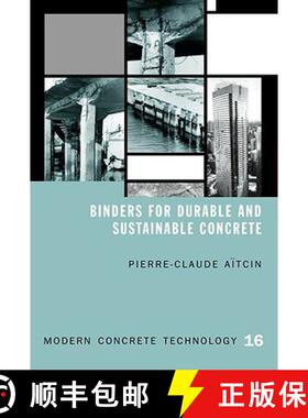 【3-4周达】Binders for Durable and Sustainable Concrete [9780415385886]