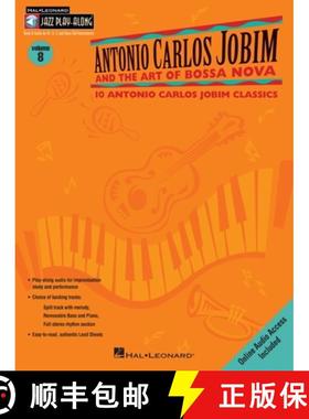 【3-4周达】Antonio Carlos Jobim and the Art of Bossa Nova - Jazz Play-Along Vol 8 (Book/Online Audio)... [9780634048890]