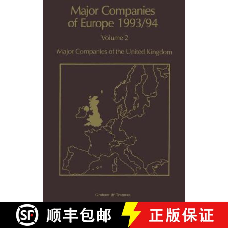 【3-4周达】Major Companies of Europe 1993/94: Volume 2 Major Companies of the United Kingdom - Major ... [9789401066563]