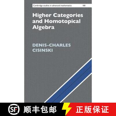 现货 高阶范畴与同伦代数 Higher Categories and Homotopical Algebra [9781108473200]