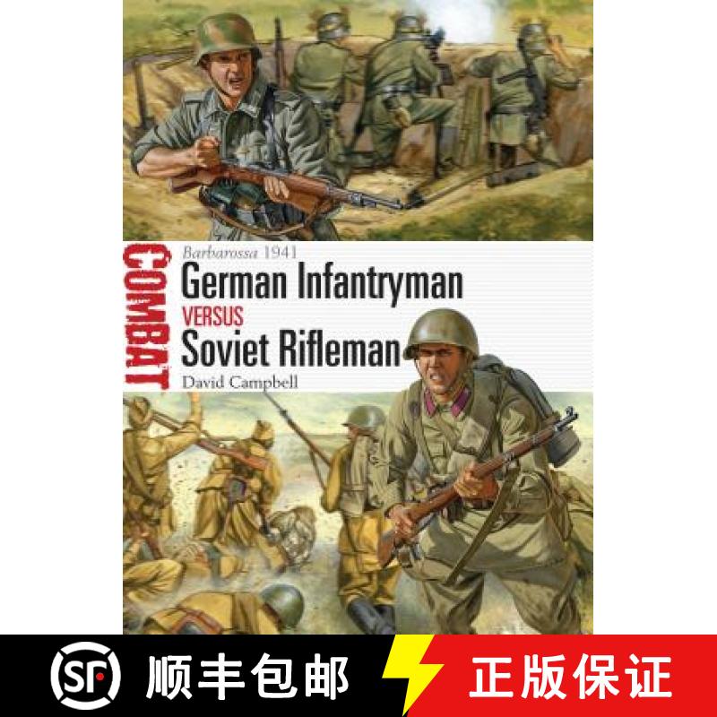 【3-4周达】German Infantryman Vs Soviet Rifleman: Barbarossa 1941 [9781472803245]