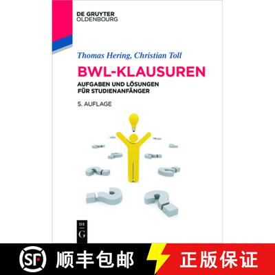 【3-4周达】Bwl-Klausuren: Aufgaben Und Lösungen Für Studienanfänger [9783110761511]