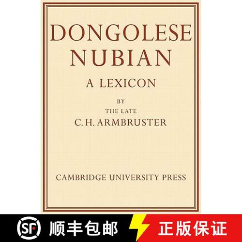 【3-4周达】Dongolese Nubian: A Lexicon [9780521153140]