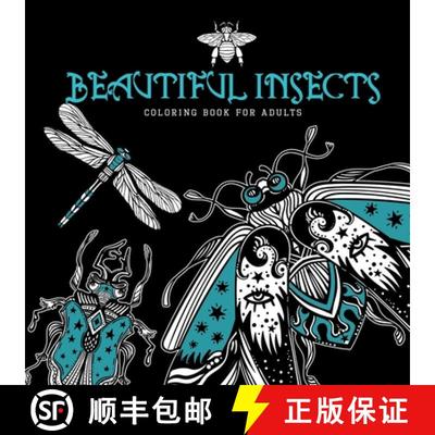 【3-4周达】Beautiful Insects Coloring Book for Adults: Beetles Coloring Book for Adults|Moths Butterf... [9783752985856]