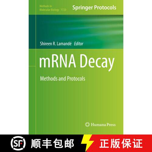 【3-4周达】精装 Mrna Decay: Methods and Protocols [With Online Files] (1st ed. 2018) [9781493975396]