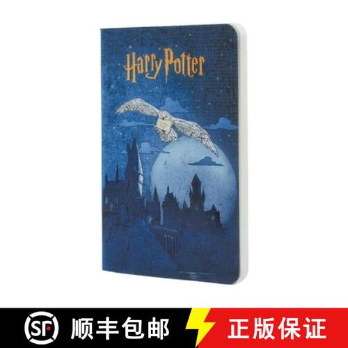 【3-4周达】精装 Escape to Hogwarts Notebook A6 Gridded Softcover Cahier, 80pg, 100gsm by Paperblanks ... [9781408765739]