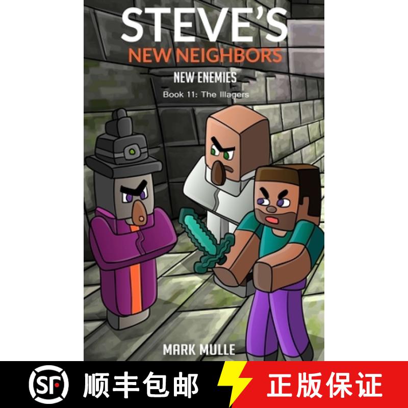 【3-4周达】Steve's New Neighbors - New Enemies Book 11: Illagers [9798869291592]