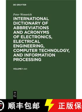 【3-4周达】International dictionary of abbreviations and acronyms of electronics, electrical engineer... [9783598109775]