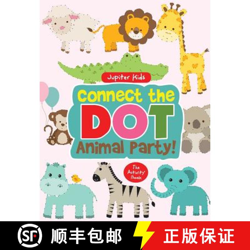 【3-4周达】Connect the Dot Animal Party! The Activity Book [9781683260813]