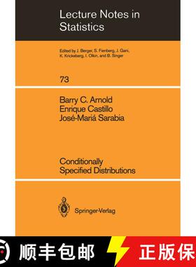 【3-4周达】Conditionally Specified Distributions [9780387977942]