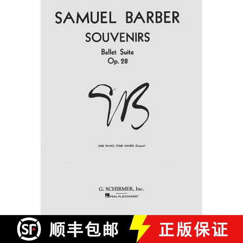 【3-4周达】Souvenirs Ballet Suite, Op. 28 (Original): National Federation of Music Clubs 2024-2028 Se... [9780793549917]