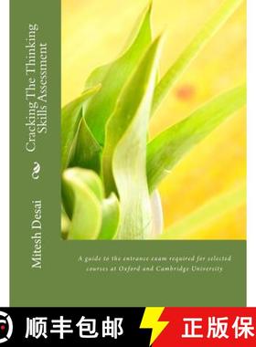 【3-4周达】Cracking The Thinking Skills Assessment: A guide to the entrance exam required for selecte... [9781500941024]