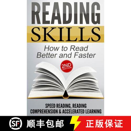 【3-4周达】Reading Skills: How to Read Better and Faster - Speed Reading, Reading Comprehension & Acc... [9781990625190]