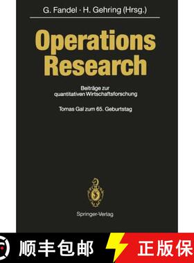 【3-4周达】Operations Research: Beiträge Zur Quantitativen Wirtschaftsforschung [9783642765391]