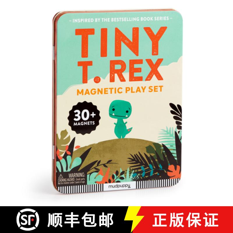 【2-3周达】Tiny T.Rex Magnetic Play Set [9780735384156]