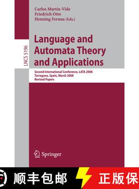 【3-4周达】Language and Automata Theory and Applications : Second International Conference, LATA 2008... [9783540882817]