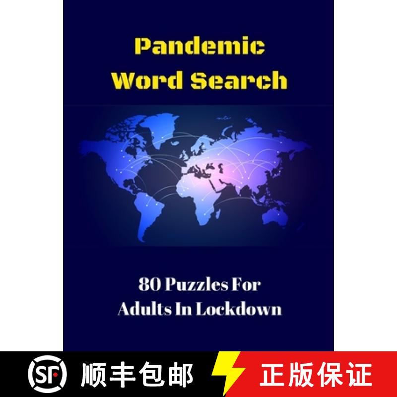 【3-4周达】Pandemic Word Search: 80 Puzzles For Adults In Lockdown [9781777252441]
