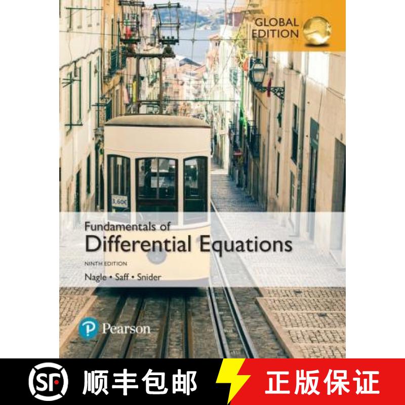 【3-4周达】Fundamentals of Differential Equations plus Pearson MyLab Mathematics with Pearson eText, ... [9781292241494]