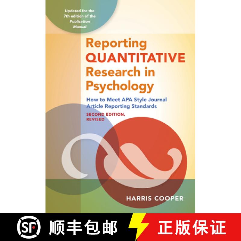【3-4周达】Reporting Quantitative Research in Psychology: How to Meet APA Style Journal Article Repor... [9781433832833]