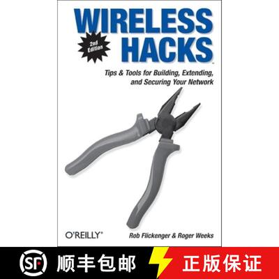 【3-4周达】Wireless Hacks: Tips & Tools for Building, Extending, and Securing Your Network [9780596101442]