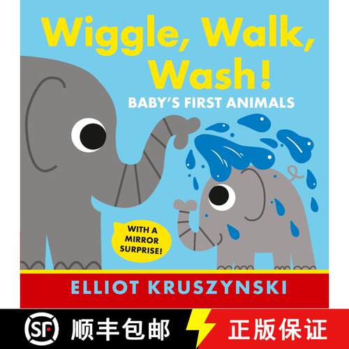 【3-4周达】Wiggle, Walk, Wash! Baby's First Animals [9781536217797]