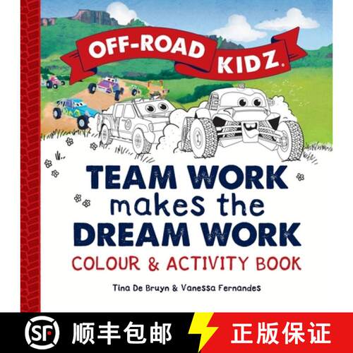 【3-4周达】Off-Road Kidz - Team Work Makes the Dream Work - Colour and Activity Book [9781764146531]