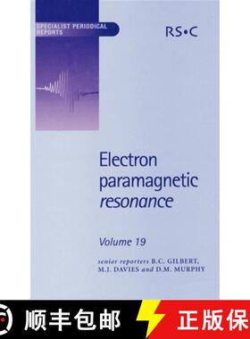 【3-4周达】Electron Paramagnetic Resonance : Volume 19 [9780854043200]