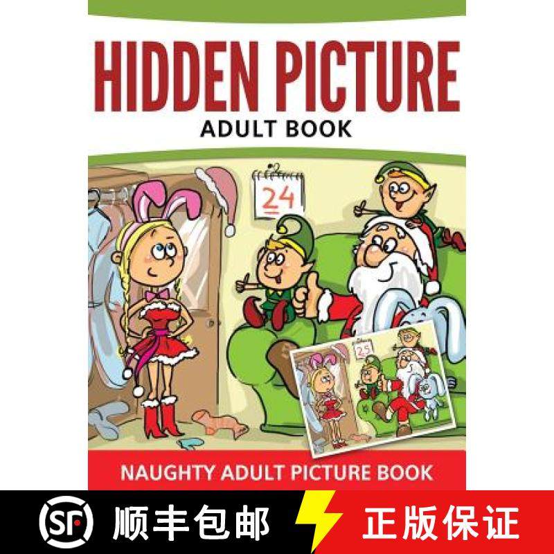 【3-4周达】Hidden Pictures Adult Book: Naughty Adult Picture Book [9781681456003]