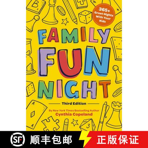 【3-4周达】The Family Fun Night: The Third Edition: 365+ Great Nights with Your Kids [9781646434329]