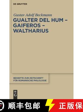 预订 Gualter del Hum - Gaiferos - Waltharius [9783110234503]