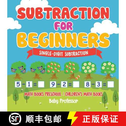 【3-4周达】Subtraction for Beginners - Single-Digit Subtraction - Math Books Preschool | Children's M... [9781541925533]