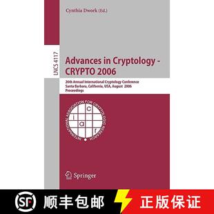 Advances 9783540374329 San... 26th 4周达 Annual Cryptology Conference Crypto International 2006