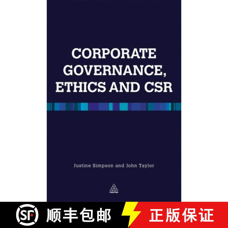 【3-4周达】Corporate Governance, Ethics and Csr [9780749463854]