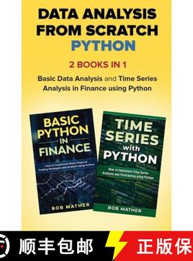 【3-4周达】Data Analysis from Scratch with Python Bundle : Basic Data Analysis and Time Series Analys... [9781922462343]