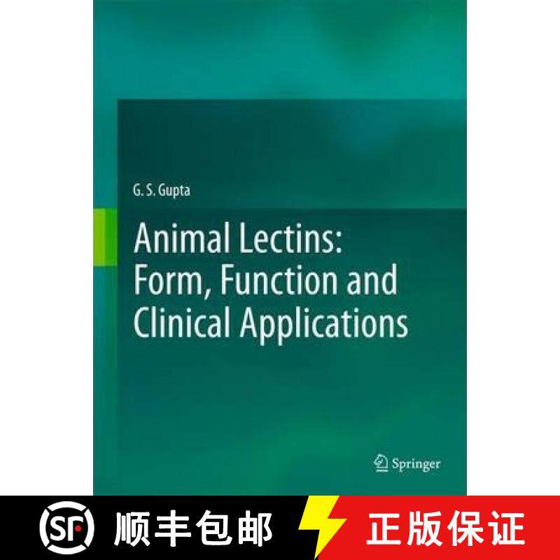【3-4周达】Animal Lectins: Form, Function and Clinical Applications [9783709110645]