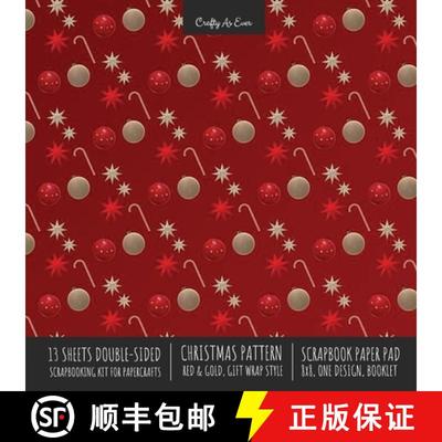 【3-4周达】Christmas Pattern Scrapbook Paper Pad 8x8 Decorative Scrapbooking Kit for Cardmaking Gifts... [9781636571645]