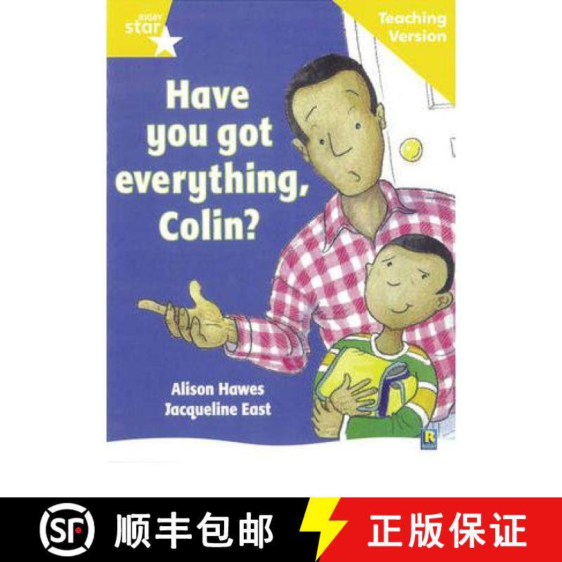 【3-4周达】Rigby Star Guided Reading Yellow Level: Have you got everything Colin? Teaching Version [9780433049319]