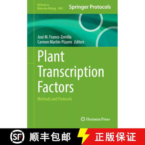 【3-4周达】精装 Plant Transcription Factors : Methods and Protocols [9781071649718]