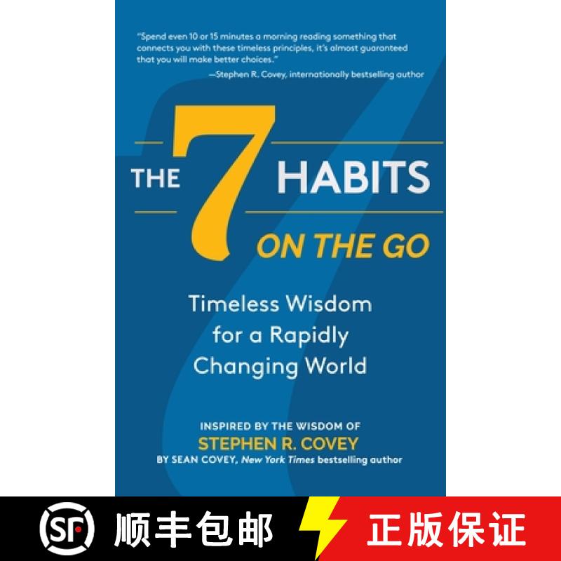【3-4周达】The 7 Habits on the Go : Timeless Wisdom for a Rapidly Changing World (Keys to Personal Su... [9781642504354]