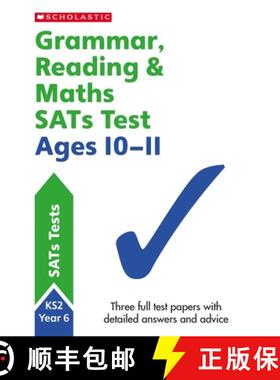 【3-4周达】Grammar, Reading & Maths SATs Test Ages 10-11 [9780702326875]