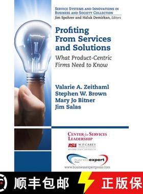 【3-4周达】Profiting From Services and Solutions: What Product-Centric Firms Need to Know [9781606497487]