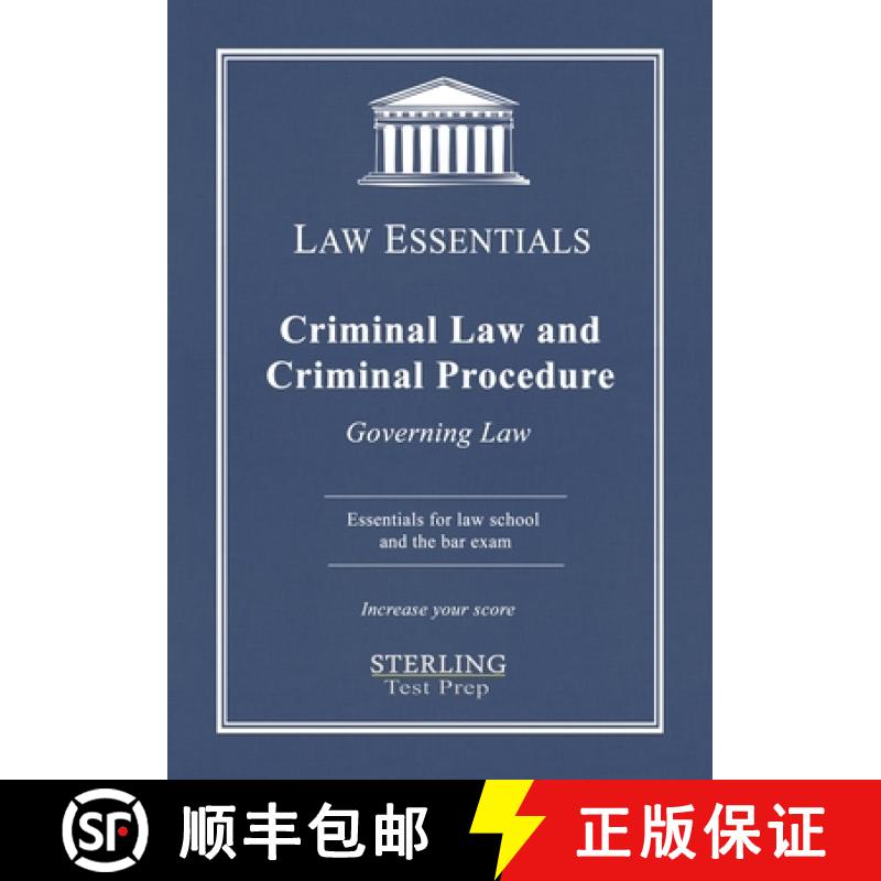 【4周达】Criminal Law and Criminal Procedure, Law Essentials: Governing Law for Law School and Bar Ex... [9781954725096]