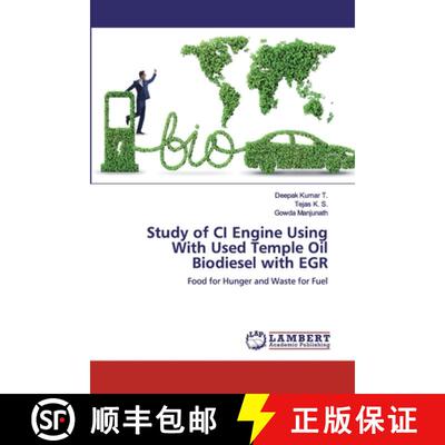 预订 Study of CI Engine Using With Used Temple Oil Biodiesel with EGR [9786200326256]