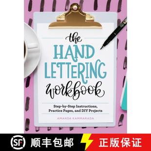 and 4周达 Lettering Hand Step Pages DIY Practice The Instructions 9781646113866 Projects Workbook