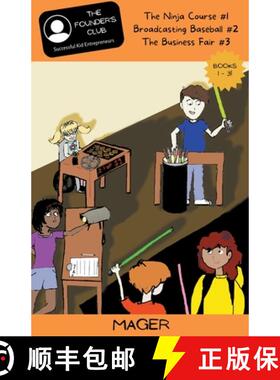 【3-4周达】Books 1-3: The Ninja Course #1 | Broadcasting Baseball #2 | The Business Fair #3 [9798215913369]
