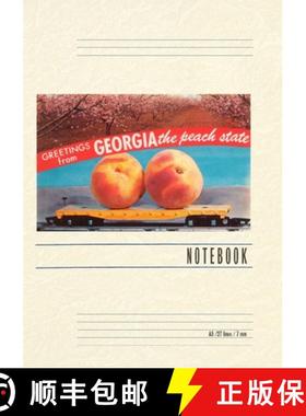 预订 Vintage Lined Notebook Greetings from the Peach State [9798385412594]
