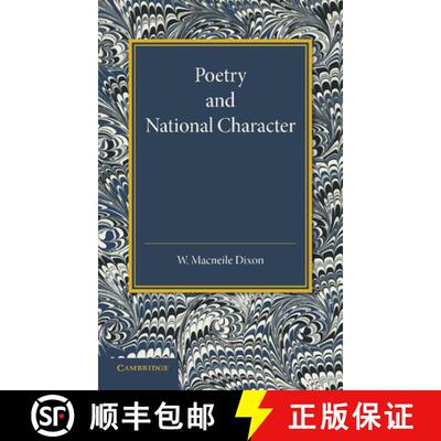 预订 Poetry and National Character: The Leslie Stephen Lecture, 1915 [9781107691445]