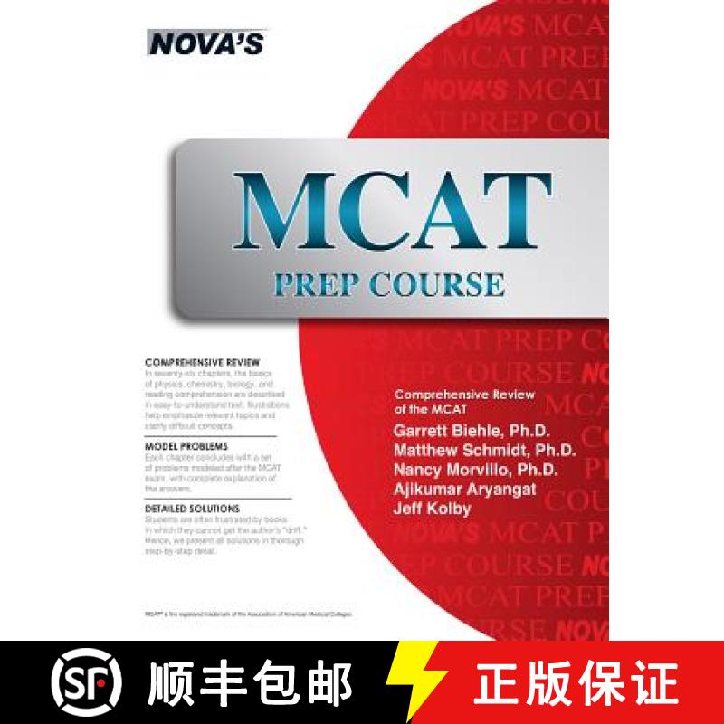 预订 MCAT Prep Course [9781889057989]